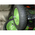 4.00-8 green rim rubber wheel